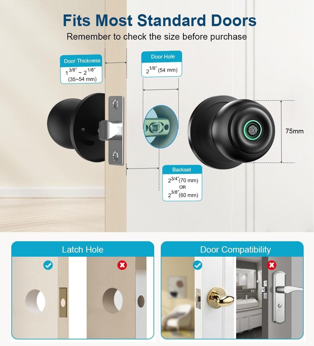 Biometric Fingerprint Smart Door Lock
