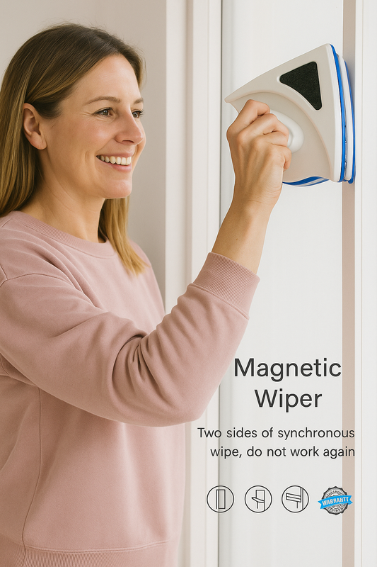 TriMag Swipe – Double-Sided Magnetic Window Cleaner