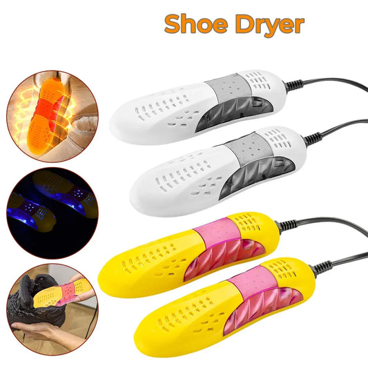 Electric shoes dryer deodorizer with heat dehumidifier