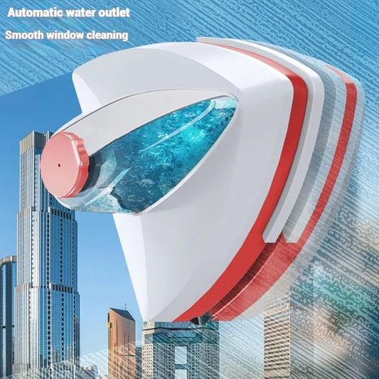 Home Water Injection Glass Wipe Double-sided Magnetic Glass Window Cleaner