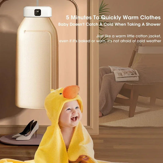 Mini Portable Dryer Foldable Electric Dryer Intelligent Timed Fast Drying Household Cabinet