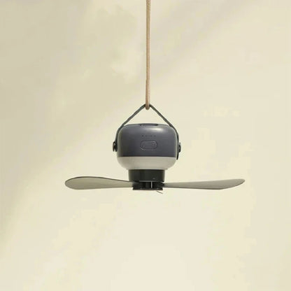 Portable wireless mini ceiling fan light USB fan with remote control