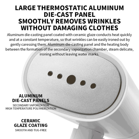 Handheld Garment Steamer 2 iron Home Electric Steam Cleaner Portable Foldable Mite Removal Flat Ironing Machine
