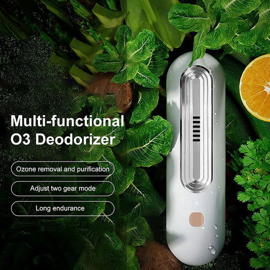 Multi-Functional Ozone Air Purifier & Deodorizer for Fridge, Car, Toilet & Closet