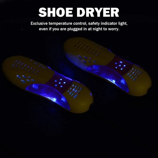 Electric shoes dryer deodorizer with heat dehumidifier